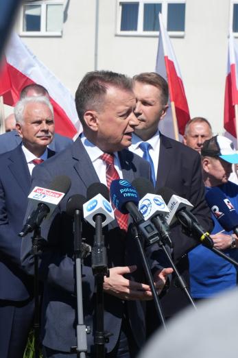Czarnek i Błaszczak w Siedlcach. Mówili o bezpieczeństwie i rozwoju polskiej armii w przededniu Święta Wojska Polskiego