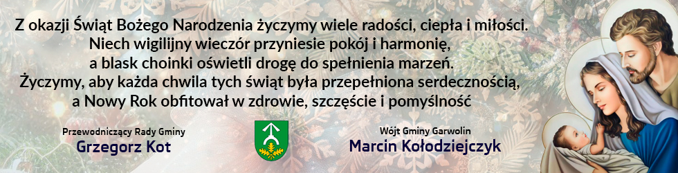 Życzenia bożonarodzeniowe - Gmina Garwolin