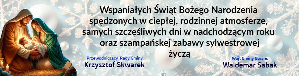 Życzenia bożonarodzeniowe - Gmina Górzno