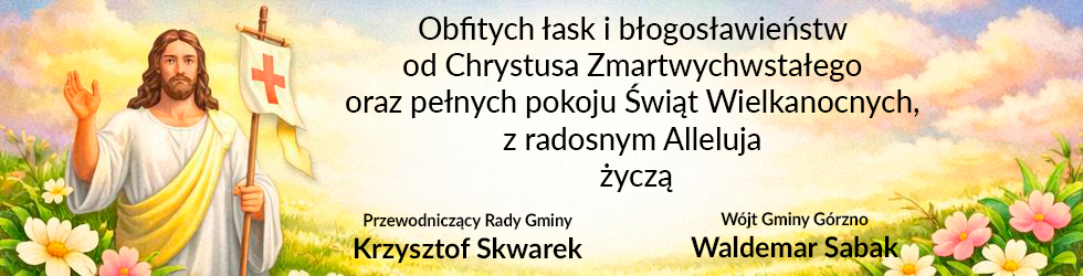 Życzenia wielkanocne - Gmina Górzno